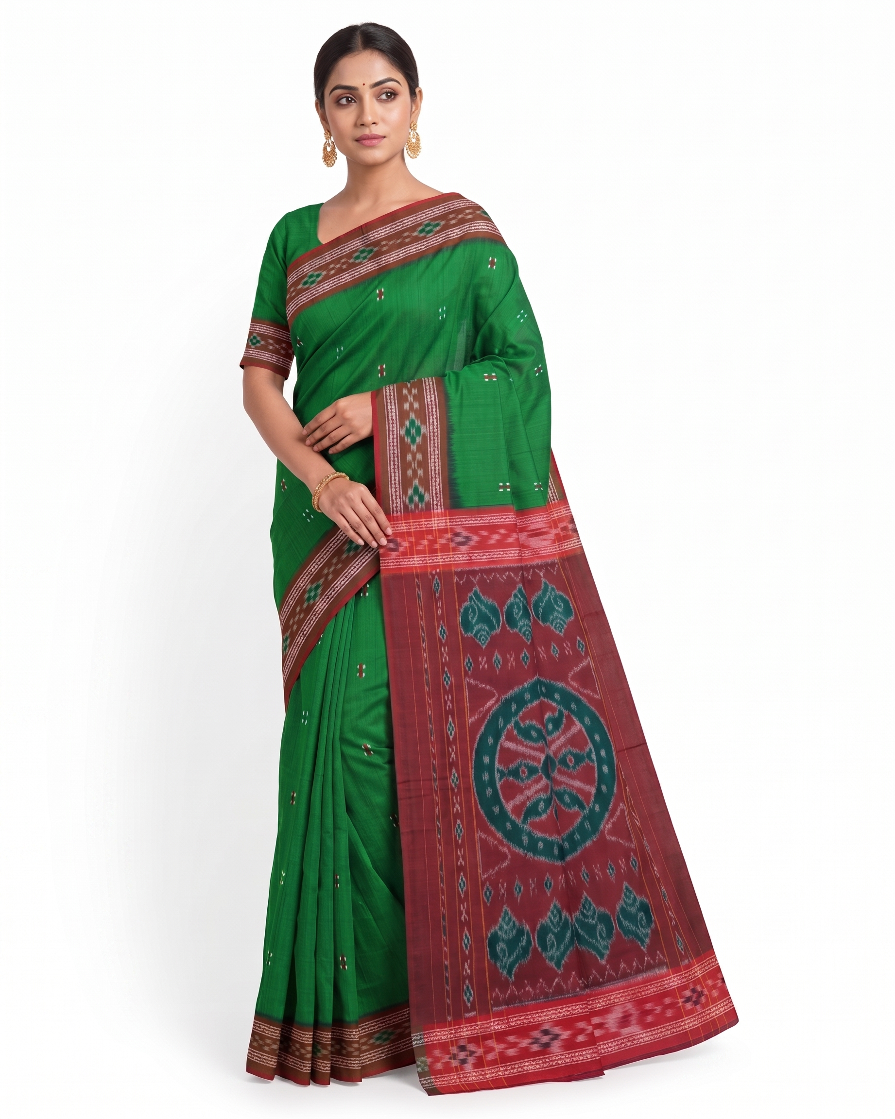 Pure Sambalpuri Handloom Cotton saree | Utkal Weaves