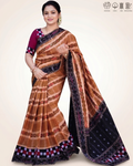 Sambalpuri Pure Handloom Patchwork Saree