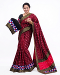 Sambalpuri Pure Handloom Patchwork Saree