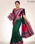 Sambalpuri Pure Handloom Patchwork Saree