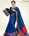 Sambalpuri Pure Handloom Patchwork Saree