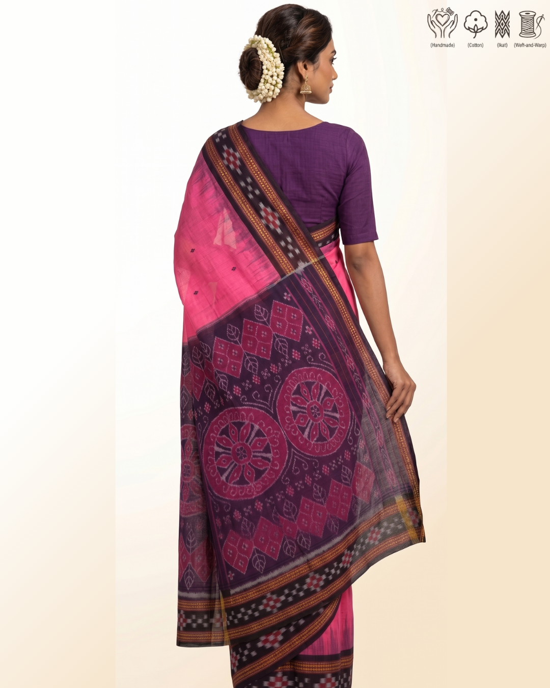 Pure Sambalpuri Handloom Cotton saree | Utkal Weaves