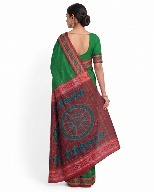 Pure Sambalpuri Handloom Cotton saree | Utkal Weaves