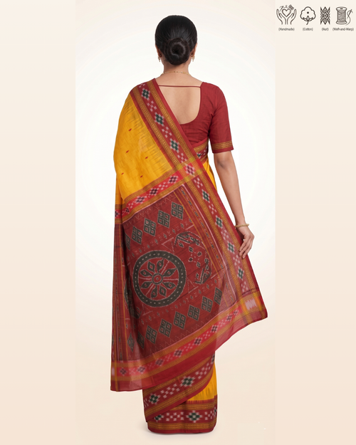 Pure Sambalpuri Handloom Cotton saree | Utkal Weaves