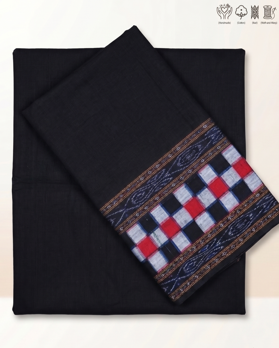 Sambalpuri Pure Handloom Patchwork Saree