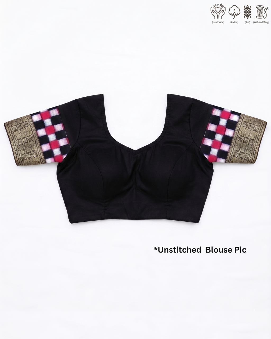 Sambalpuri Pure Handloom Patchwork Saree