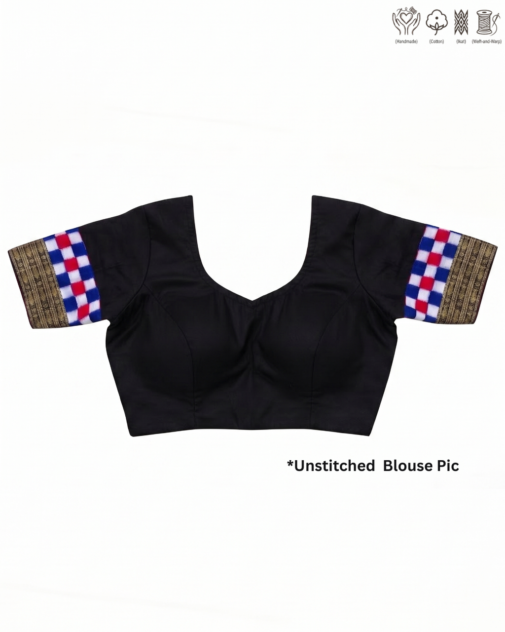 Sambalpuri Pure Handloom Patchwork Saree