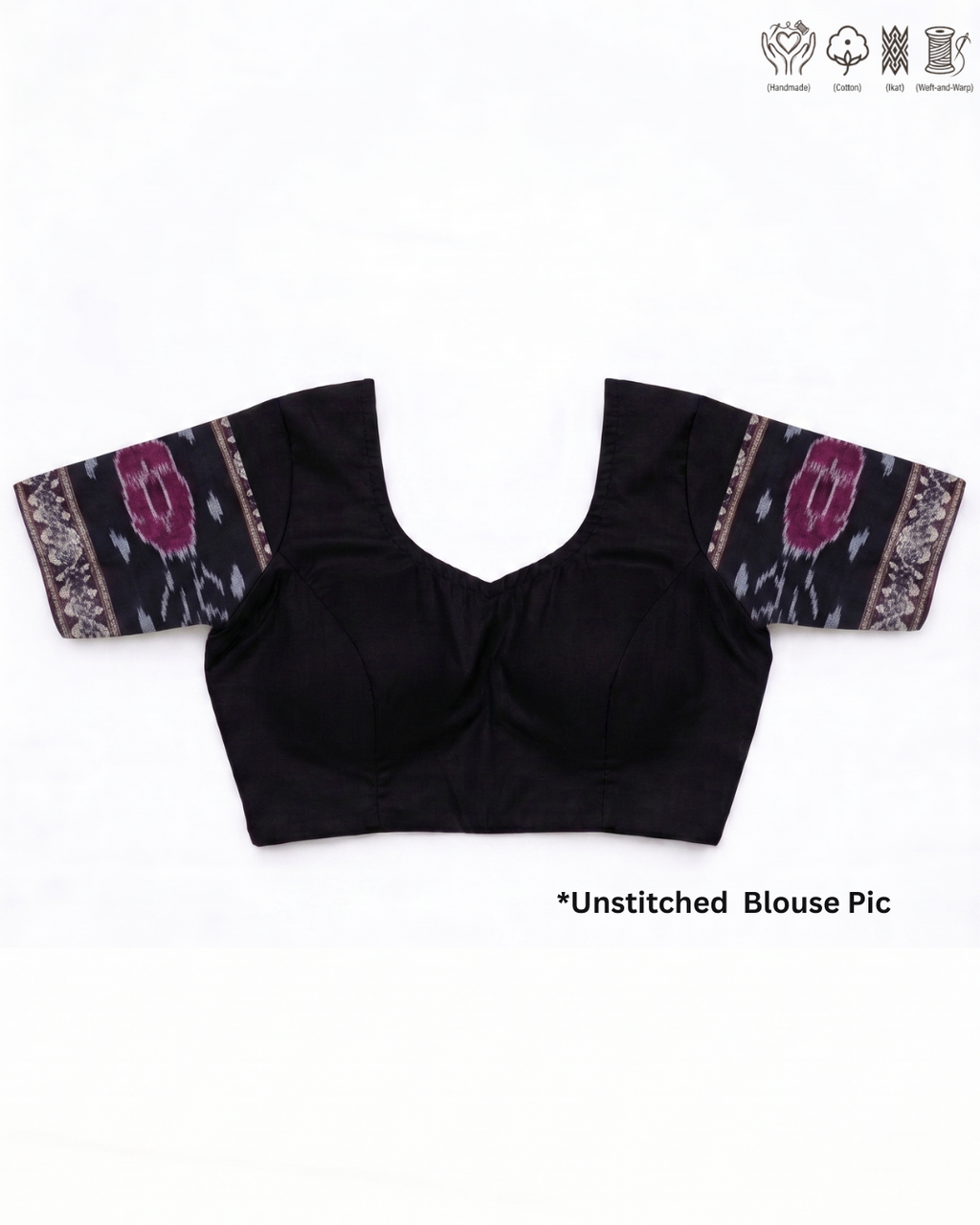 Sambalpuri Pure Handloom Patchwork Saree