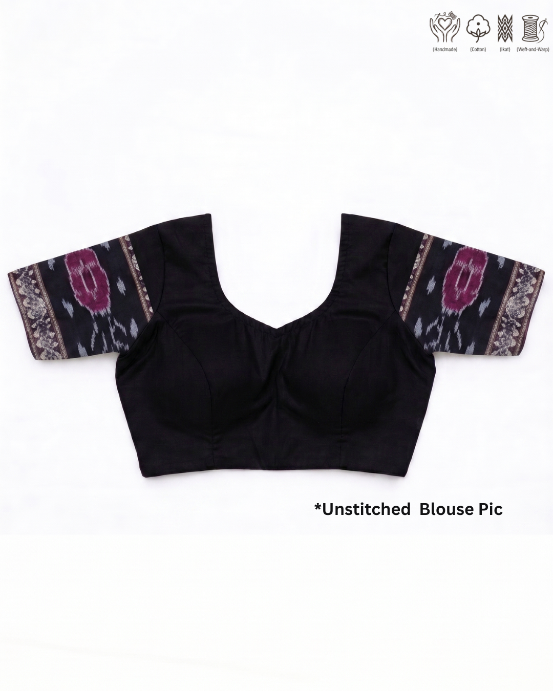 Sambalpuri Pure Handloom Patchwork Saree