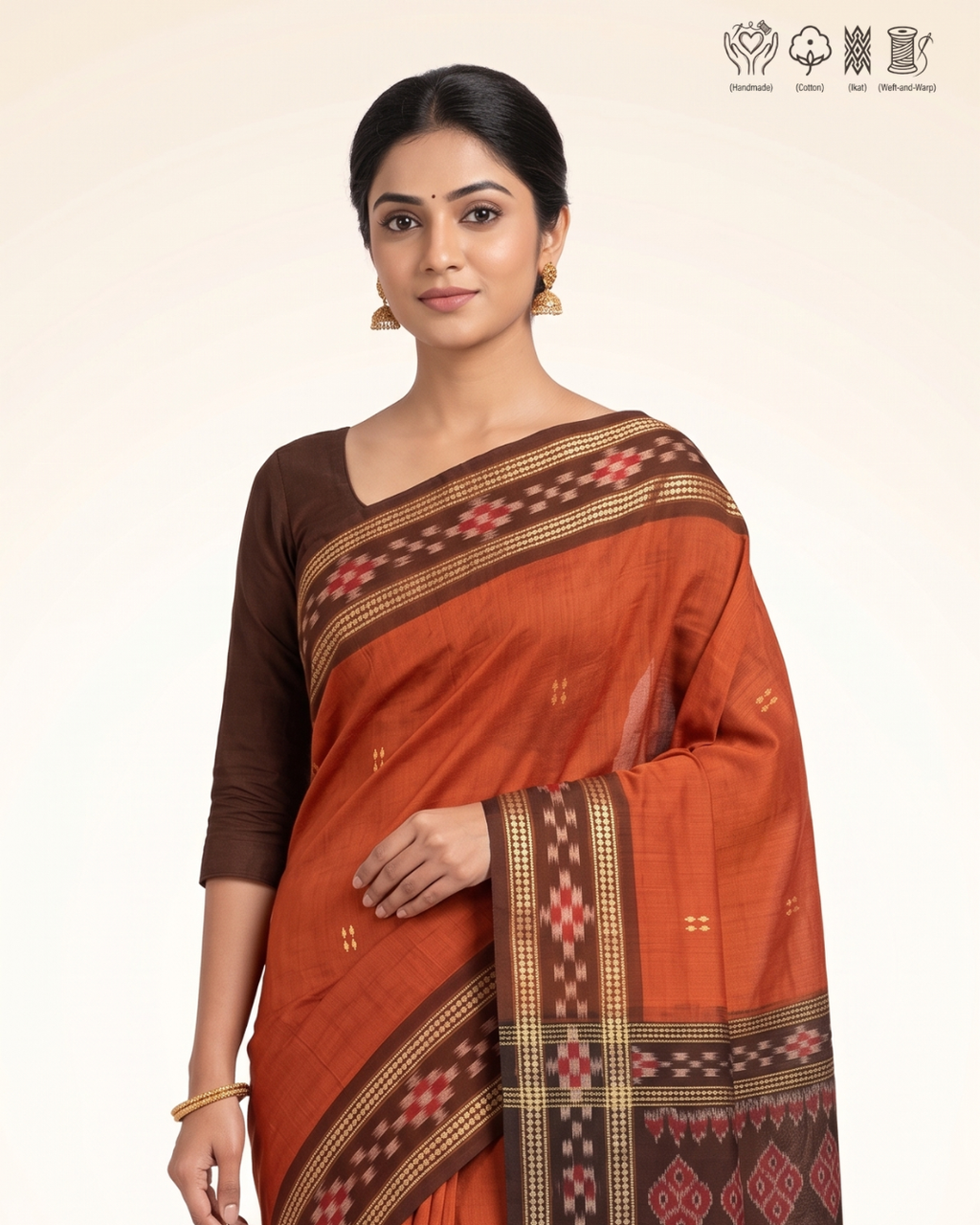 Pure Sambalpuri Handloom Cotton saree | Utkal Weaves