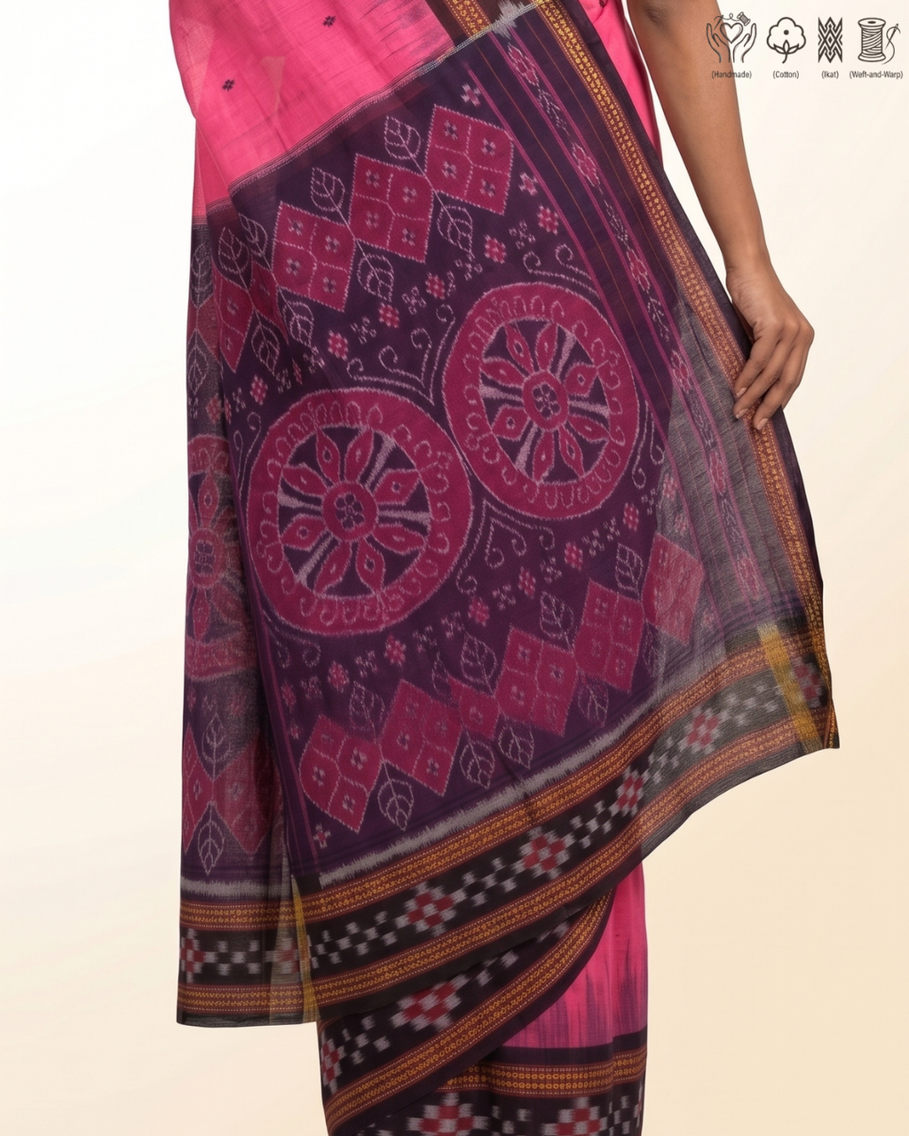 Pure Sambalpuri Handloom Cotton saree | Utkal Weaves