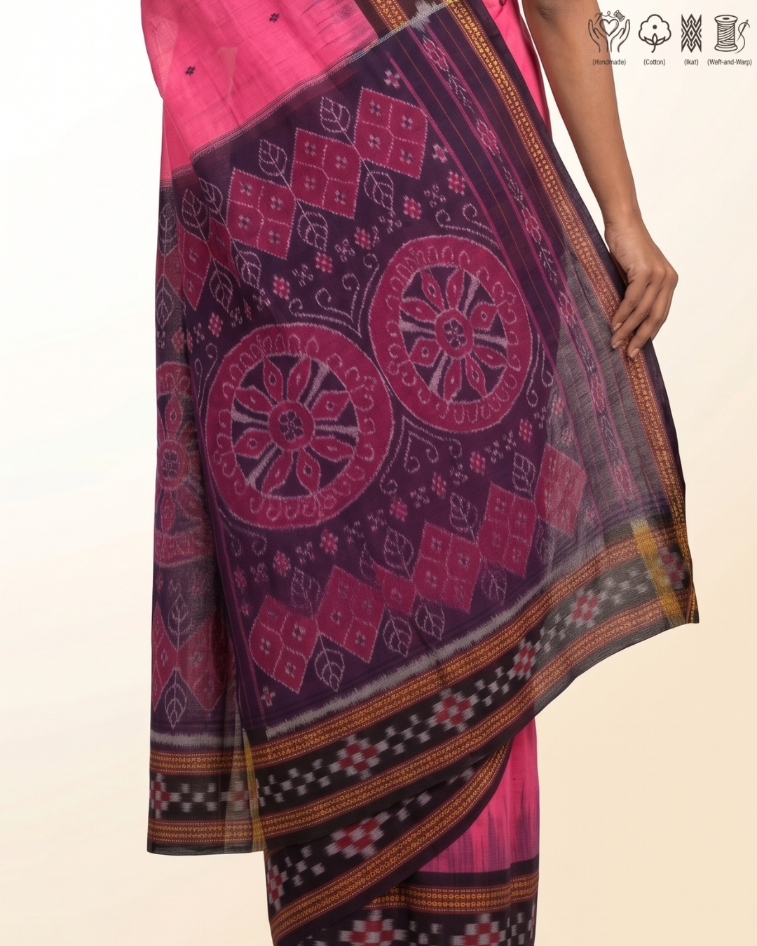 Pure Sambalpuri Handloom Cotton saree | Utkal Weaves