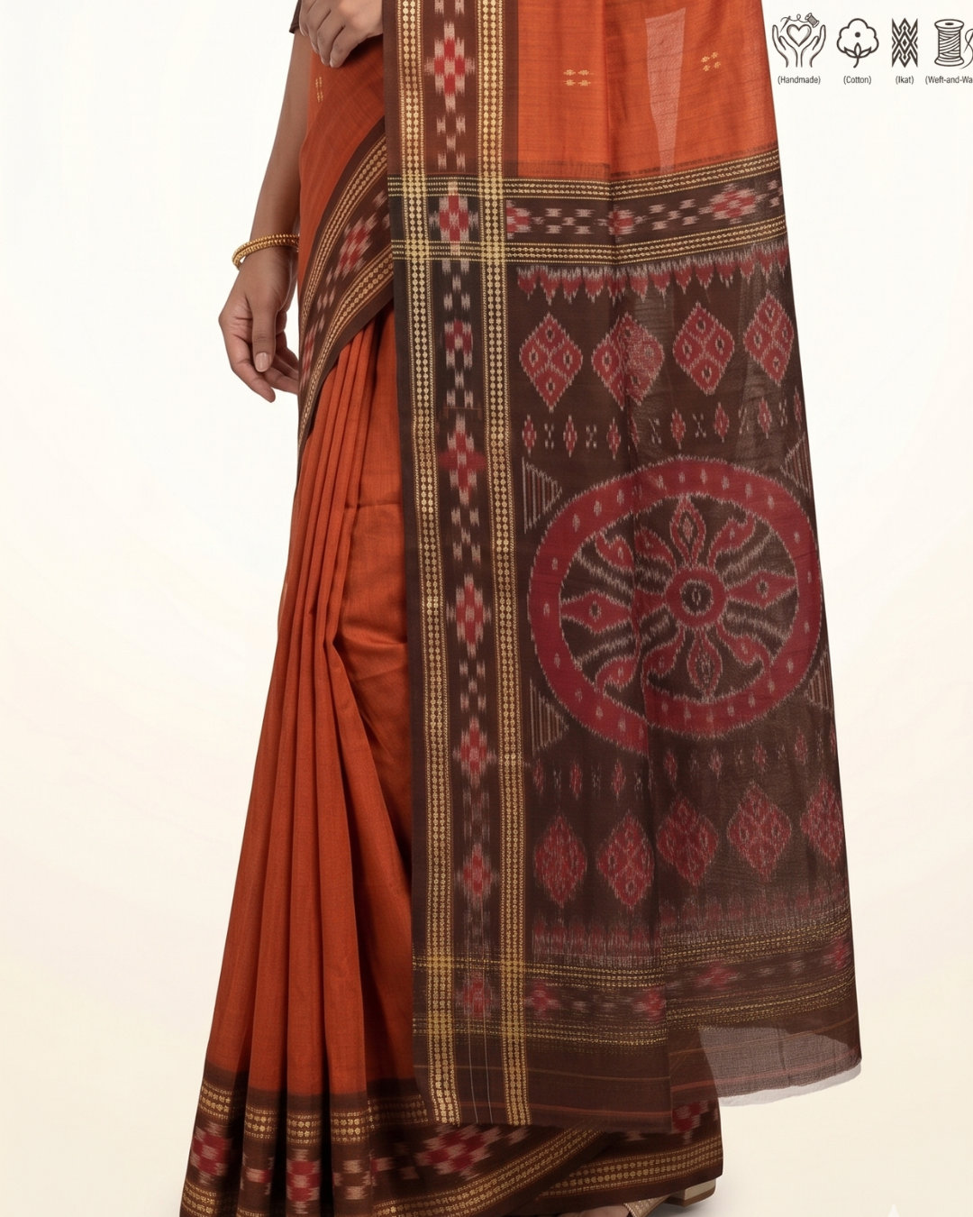 Pure Sambalpuri Handloom Cotton saree | Utkal Weaves